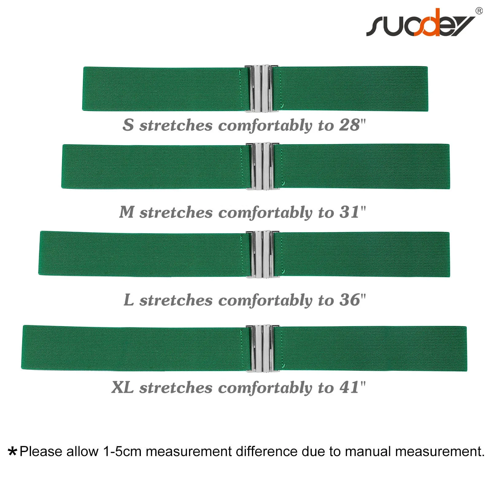 JASGOOD Women's Elastic Wide Dress Belt Retro Stretchy Waist Belt