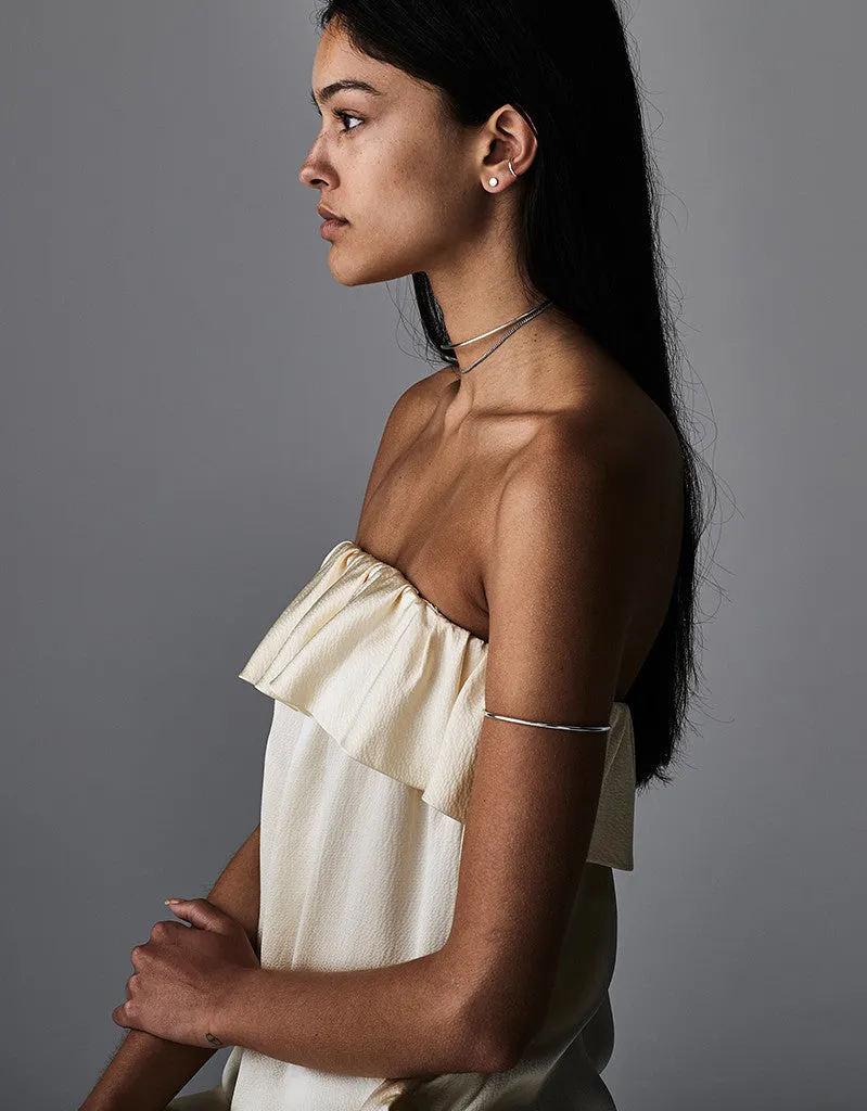 Jenny Bird Rill Choker in High Polish Silver