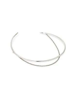 Jenny Bird Rill Choker in High Polish Silver