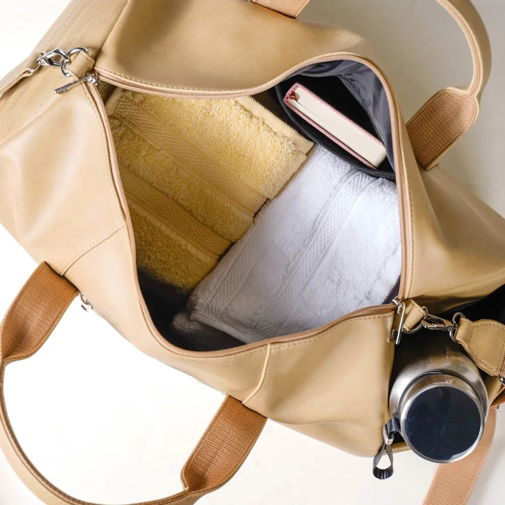 Jet-Setter Duffel Bag Beige Set Of 2