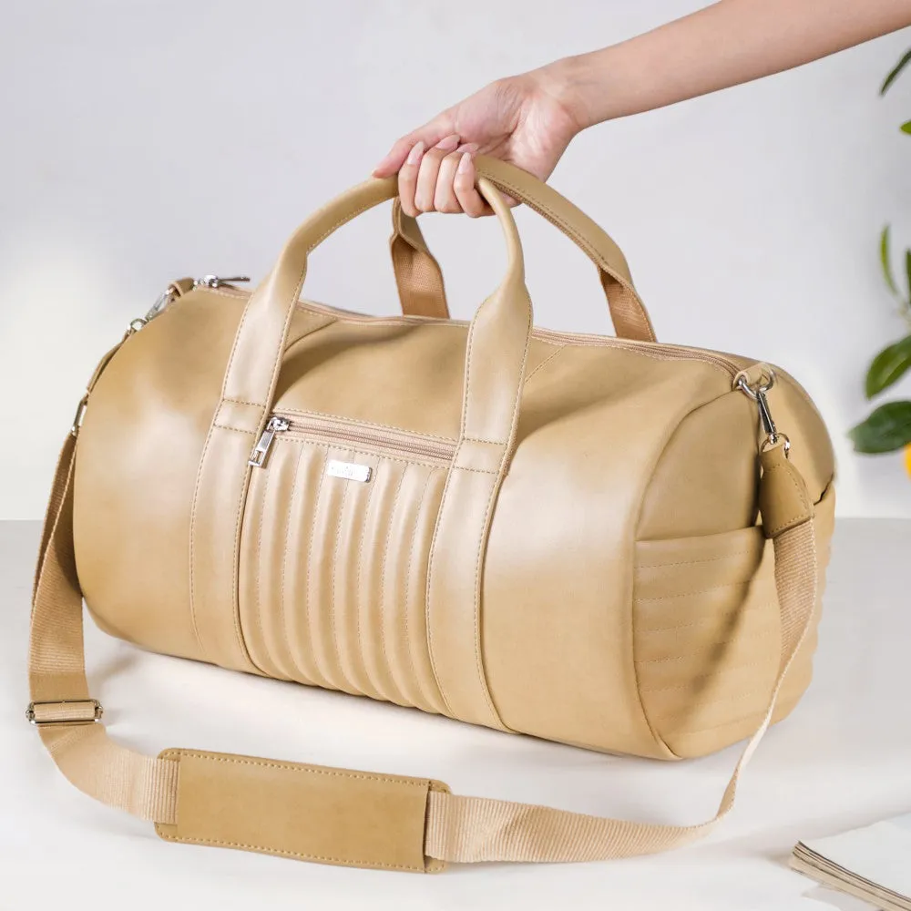 Jet-Setter Duffel Bag Beige Set Of 2