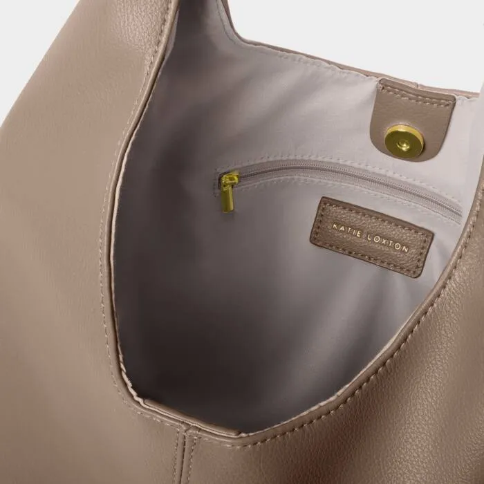 Katie Loxton Mocha Laila Slouch Shoulder Bag