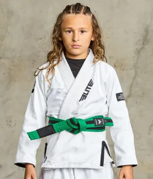 Kids' Brazilian Jiu Jitsu BJJ Green/Black Belt