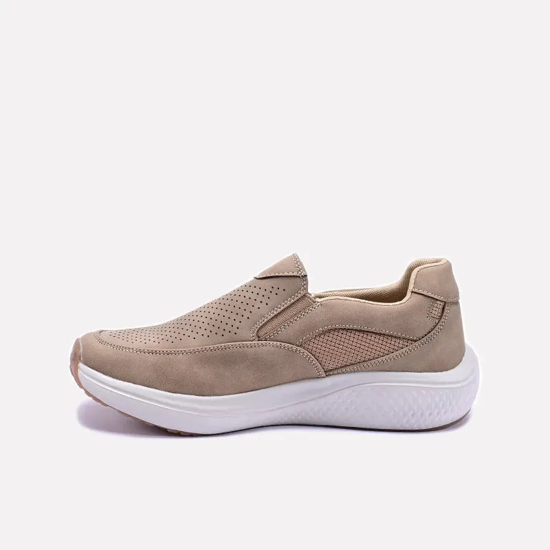 Kinetic Khaki Slip On Sneakers 0120494
