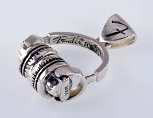 King Baby Studios Sterling Silver Fender Headphones Large Pendant