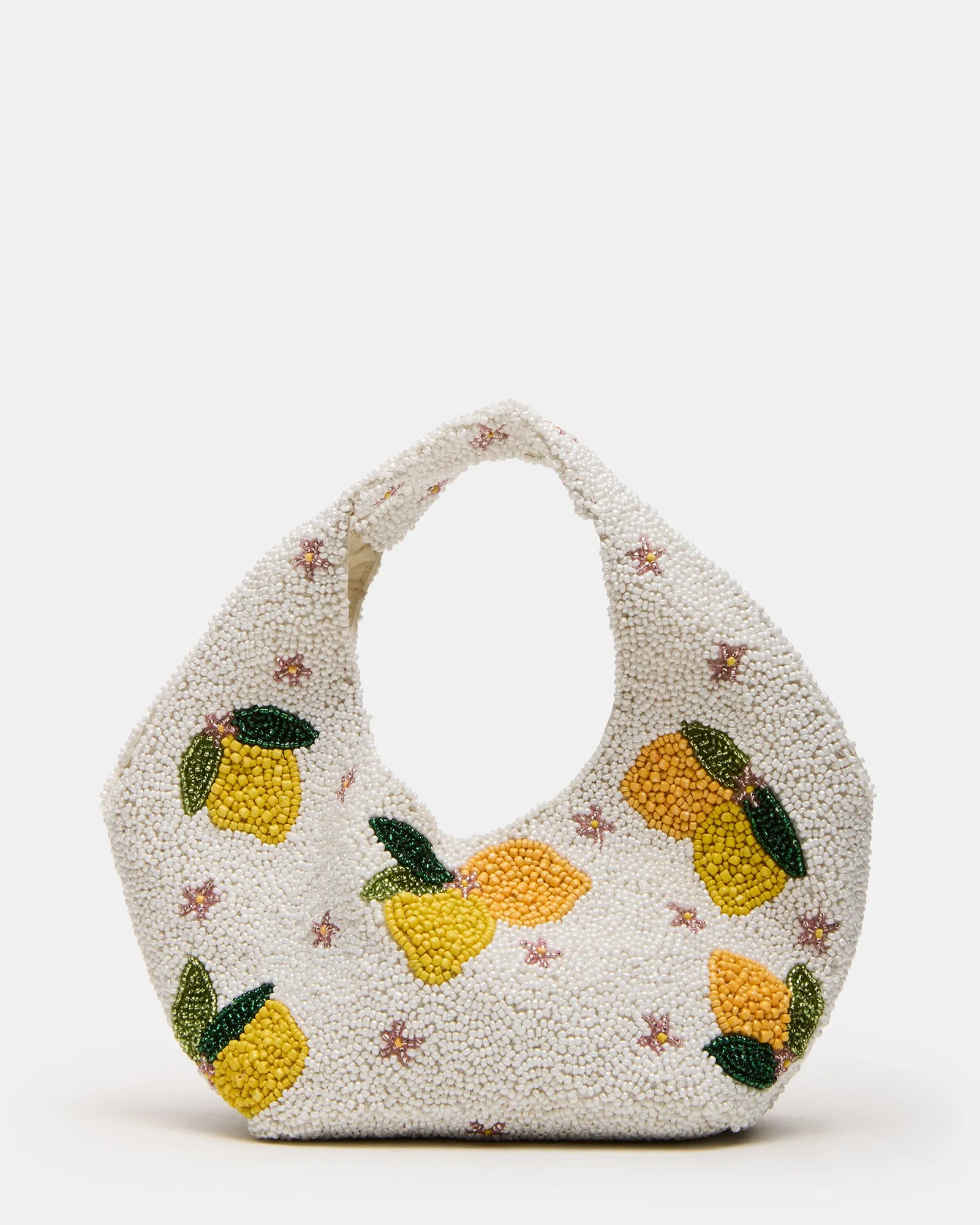 KINSLEY BEADED BAG LEMON