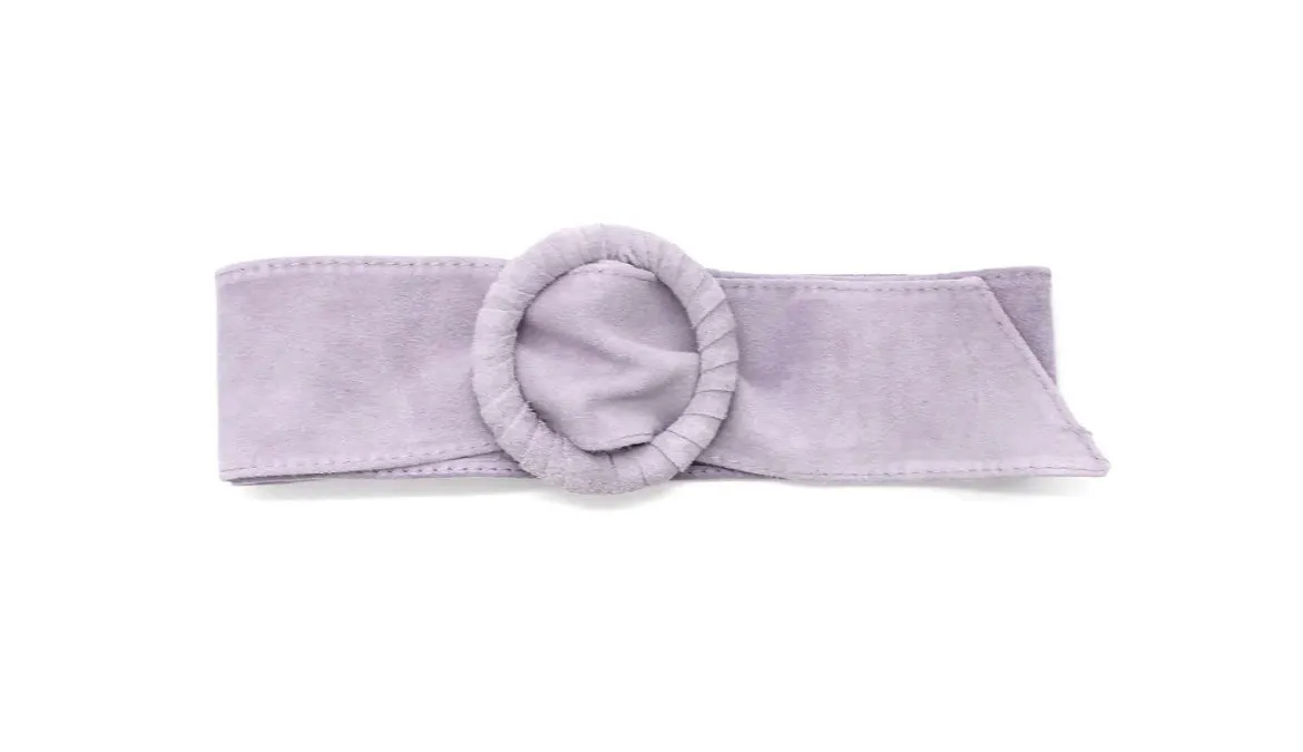 Leather Suede buckle belts
