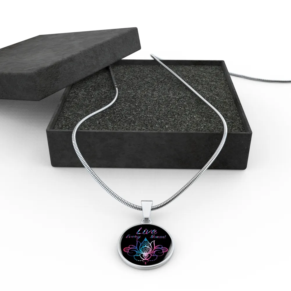 Live Every Moment Luxury Spirit Charm Necklace