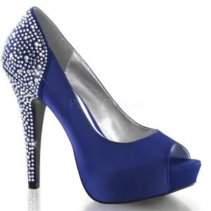 LOLITA-08  Royal Blue Silk Satin
