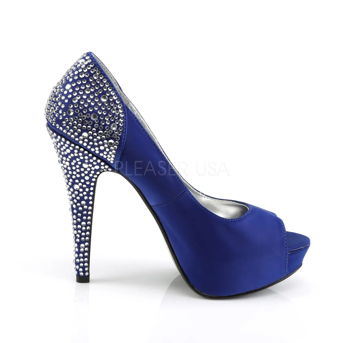 LOLITA-08  Royal Blue Silk Satin