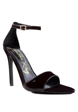 London Rag New Flame Ankle Strap High Heel Sandals 4"