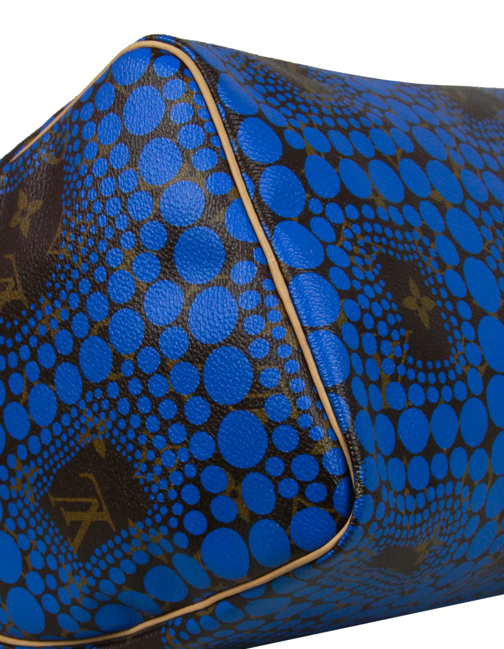 Louis Vuitton Blue Monogram Dots Yayoi Kusama Town Speedy 30