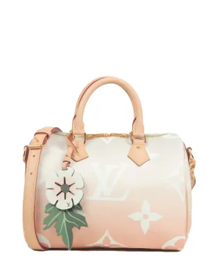Louis Vuitton Brume Monogram Giant By The Pool Speedy Bandouliere 25 Bag