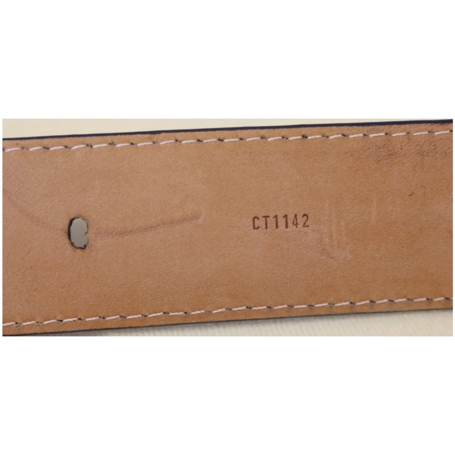 LOUIS VUITTON Ellipse Monogram Canvas Belt Brown Size 100/40