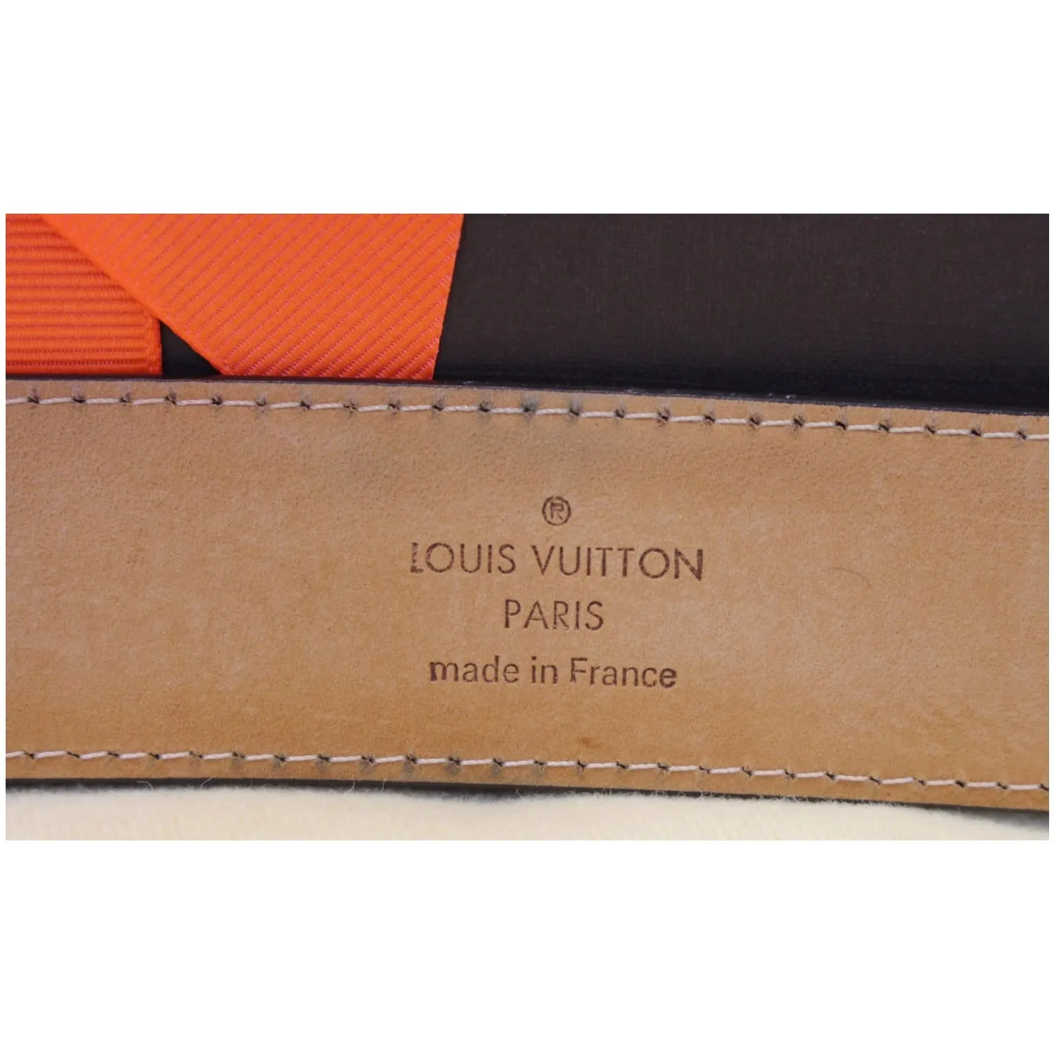 LOUIS VUITTON Ellipse Monogram Canvas Belt Brown Size 100/40