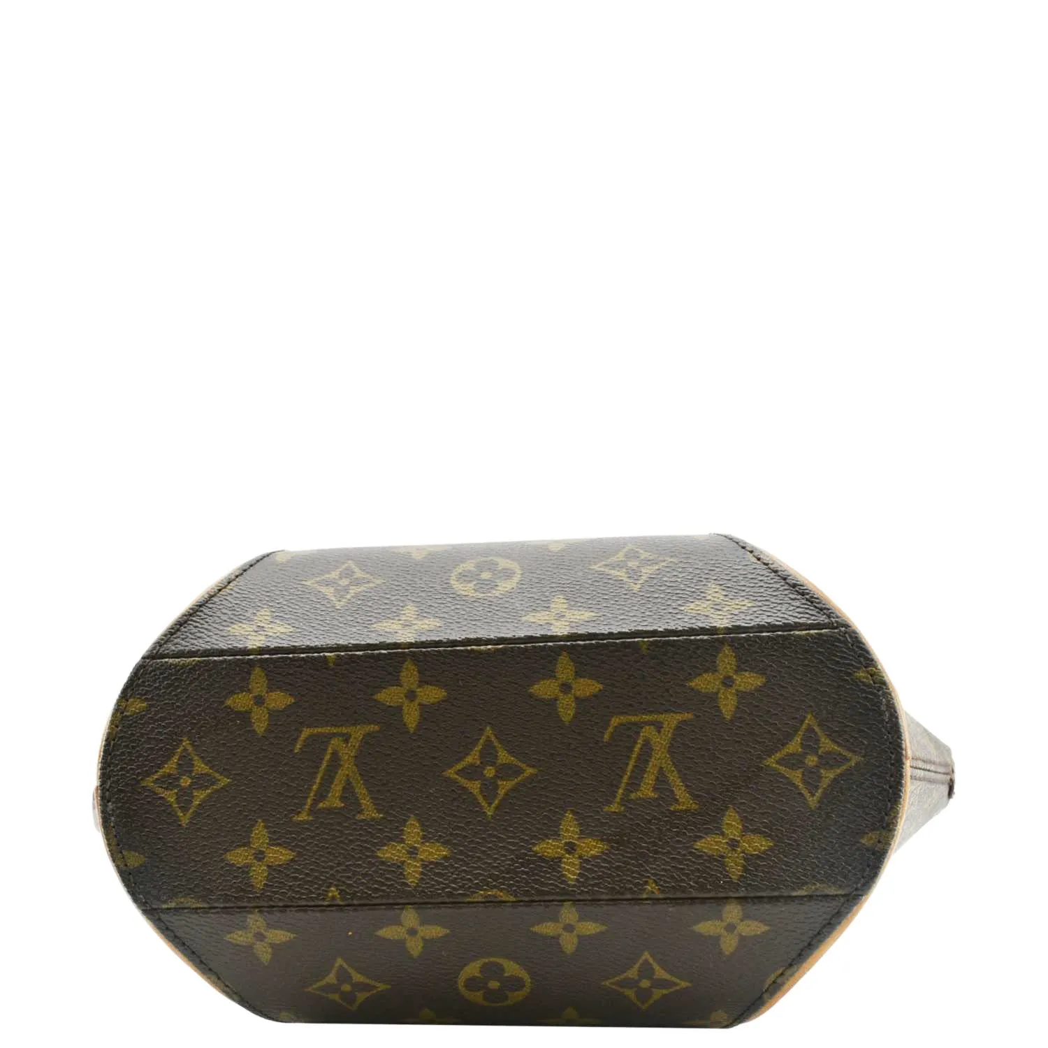 LOUIS VUITTON Ellipse PM Monogram Canvas Satchel Bag Brown