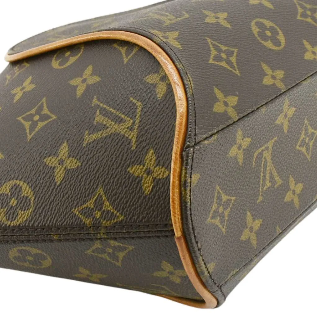 LOUIS VUITTON Ellipse PM Monogram Canvas Satchel Bag Brown