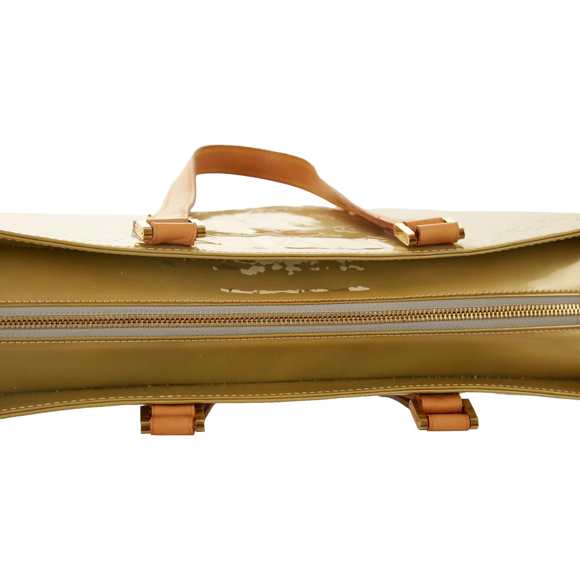 Louis Vuitton Green Monogram Vernis Shoulder Bag