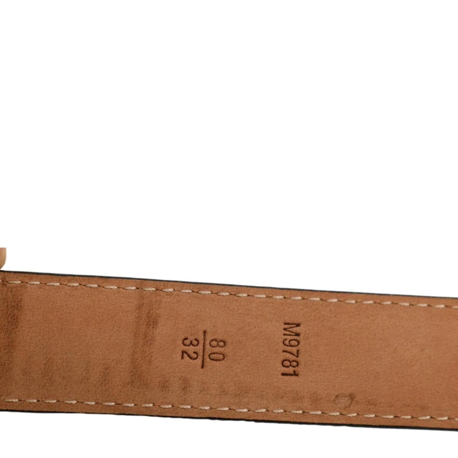 LOUIS VUITTON Mini 25MM Monogram Canvas Belt Brown