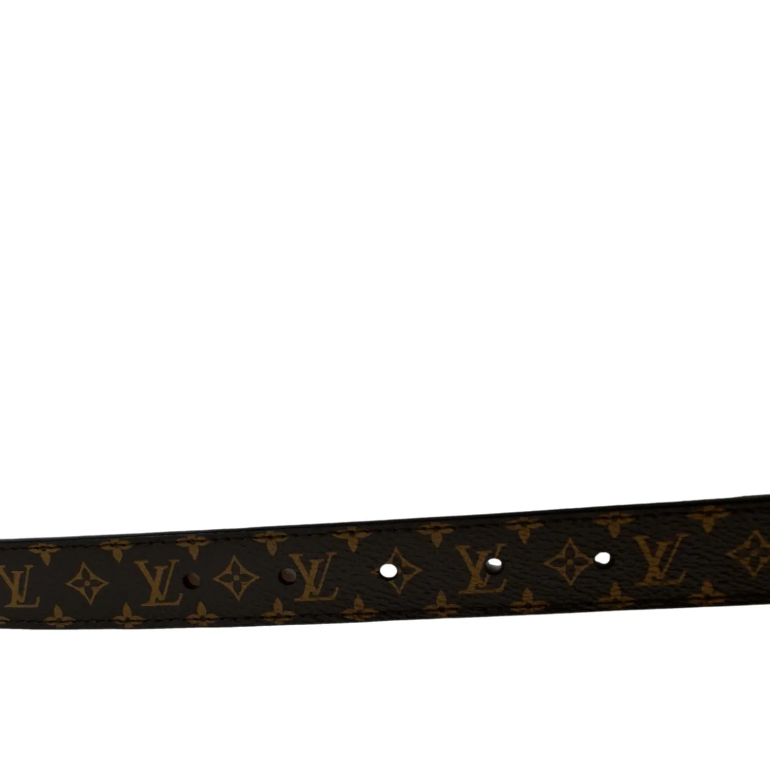 LOUIS VUITTON Mini 25MM Monogram Canvas Belt Brown