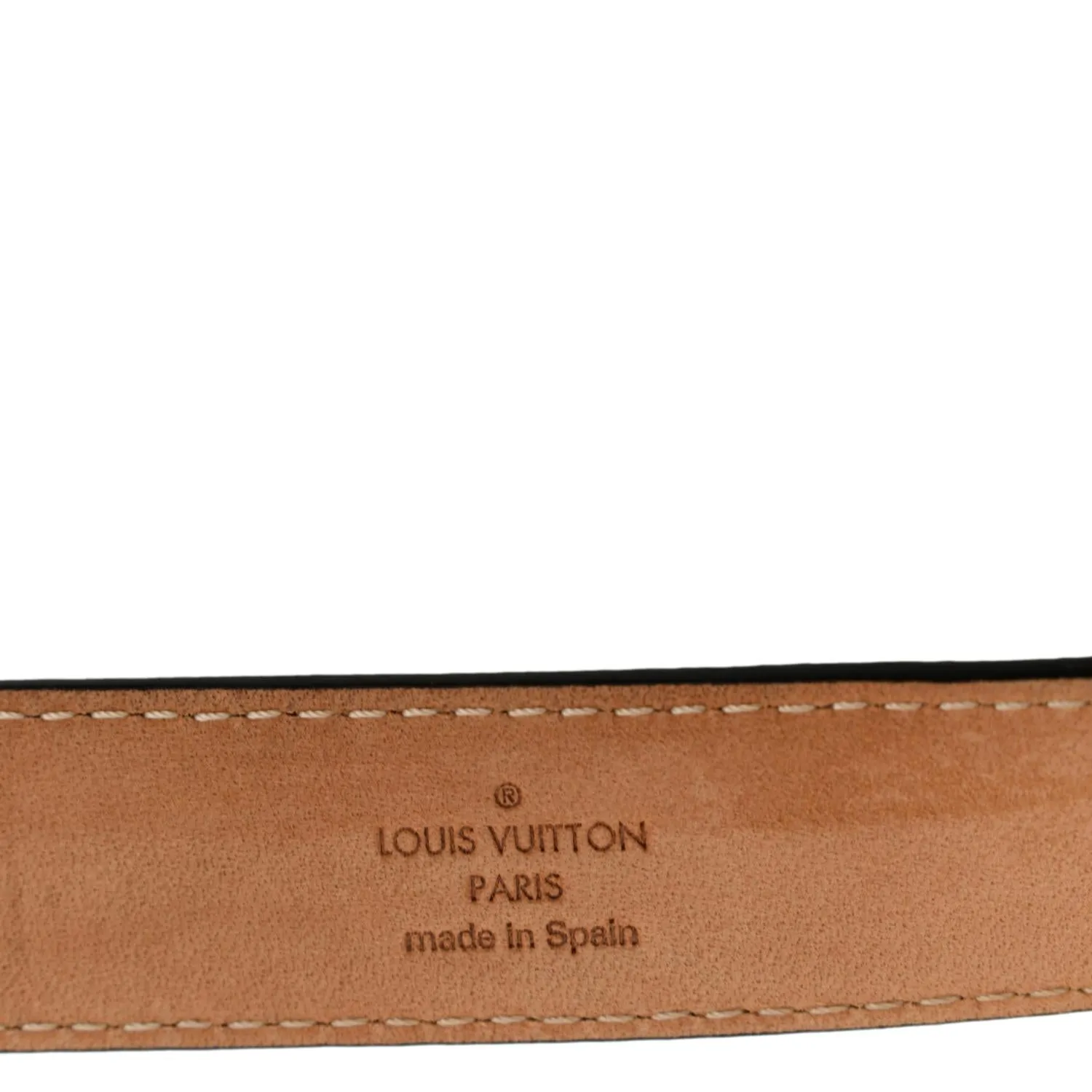 LOUIS VUITTON Mini 25MM Monogram Canvas Belt Brown