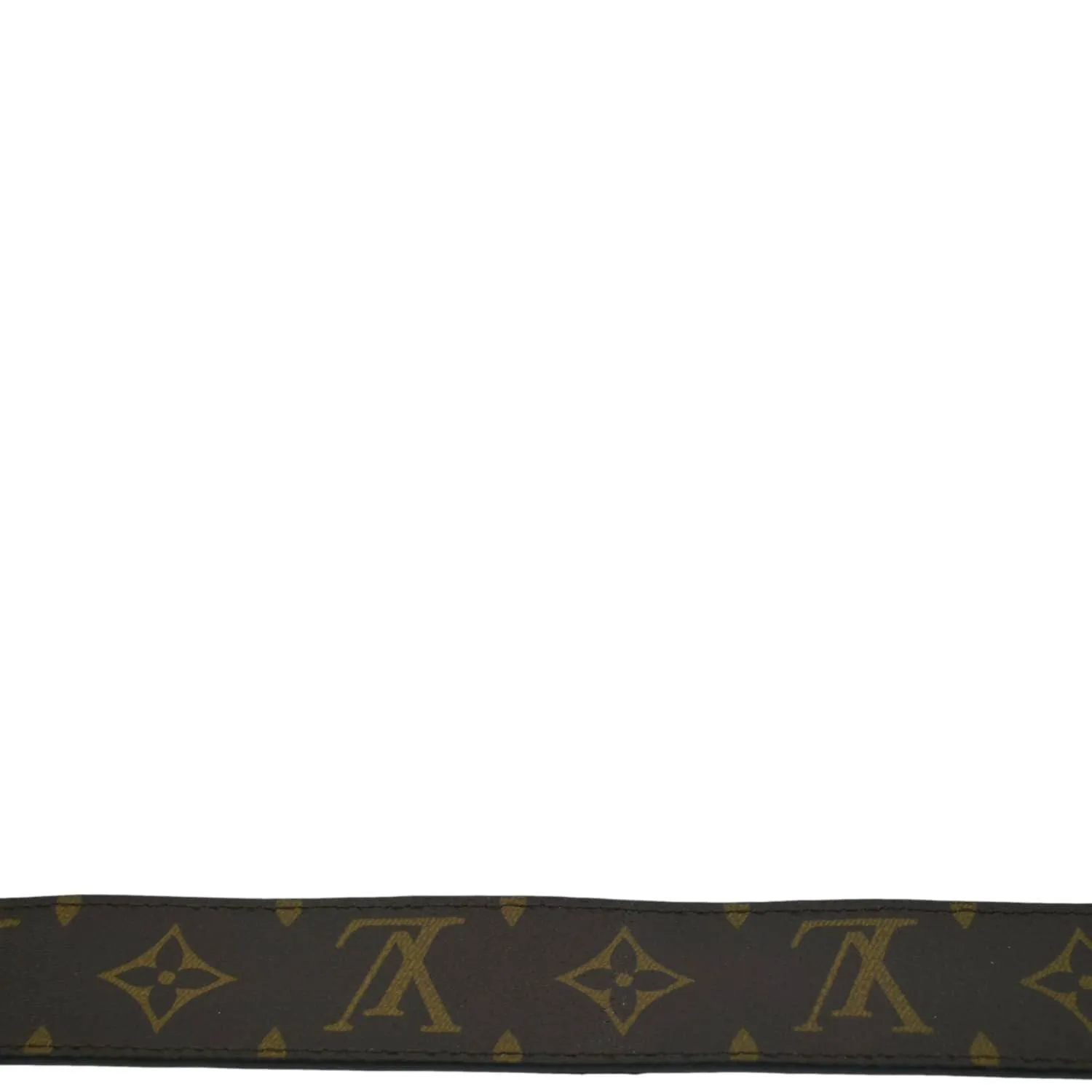 LOUIS VUITTON Monogram Canvas Circle Reversible Belt Brown Size 80/32