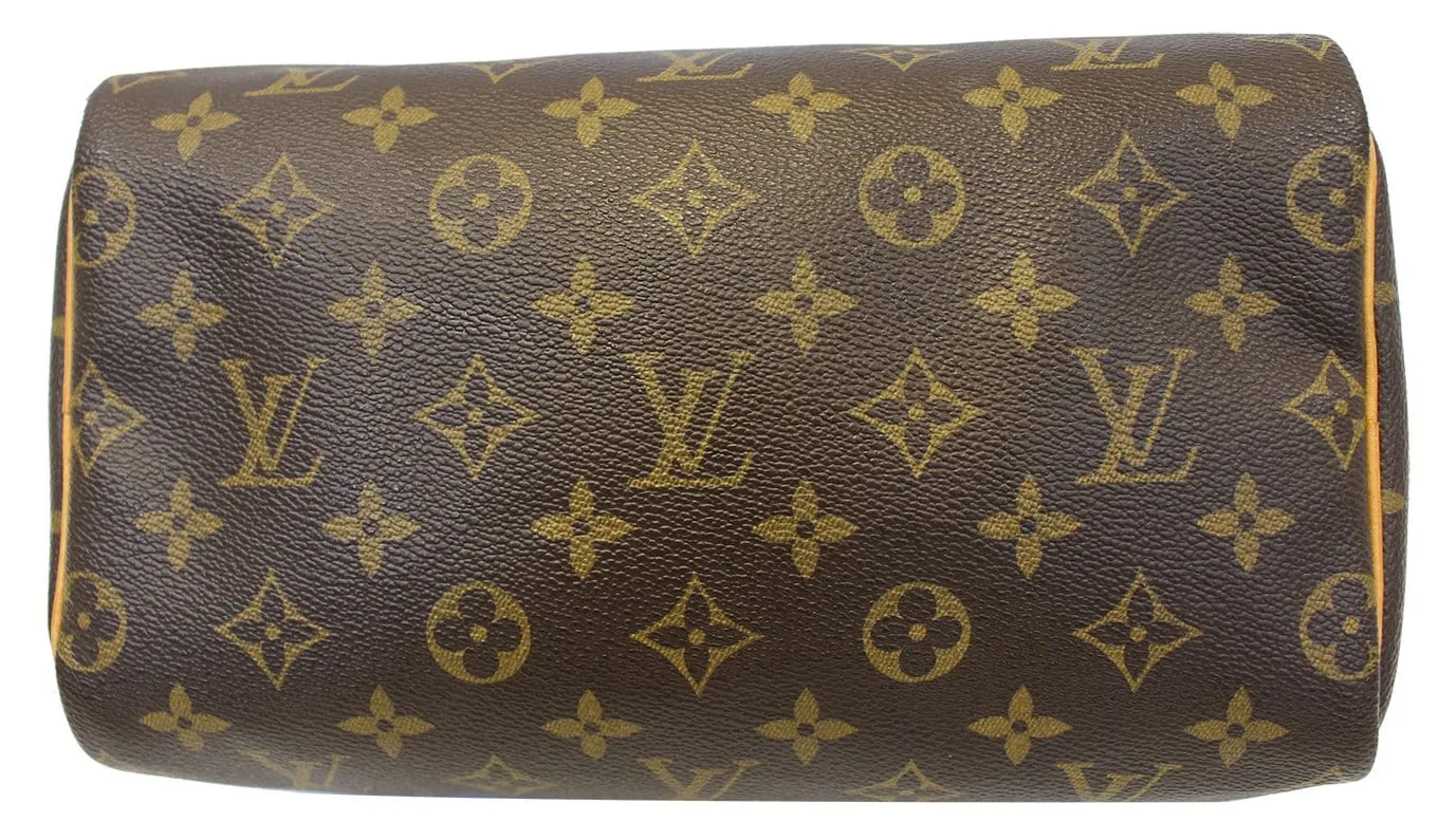 LOUIS VUITTON Monogram Canvas Speedy 25 Satchel Bag