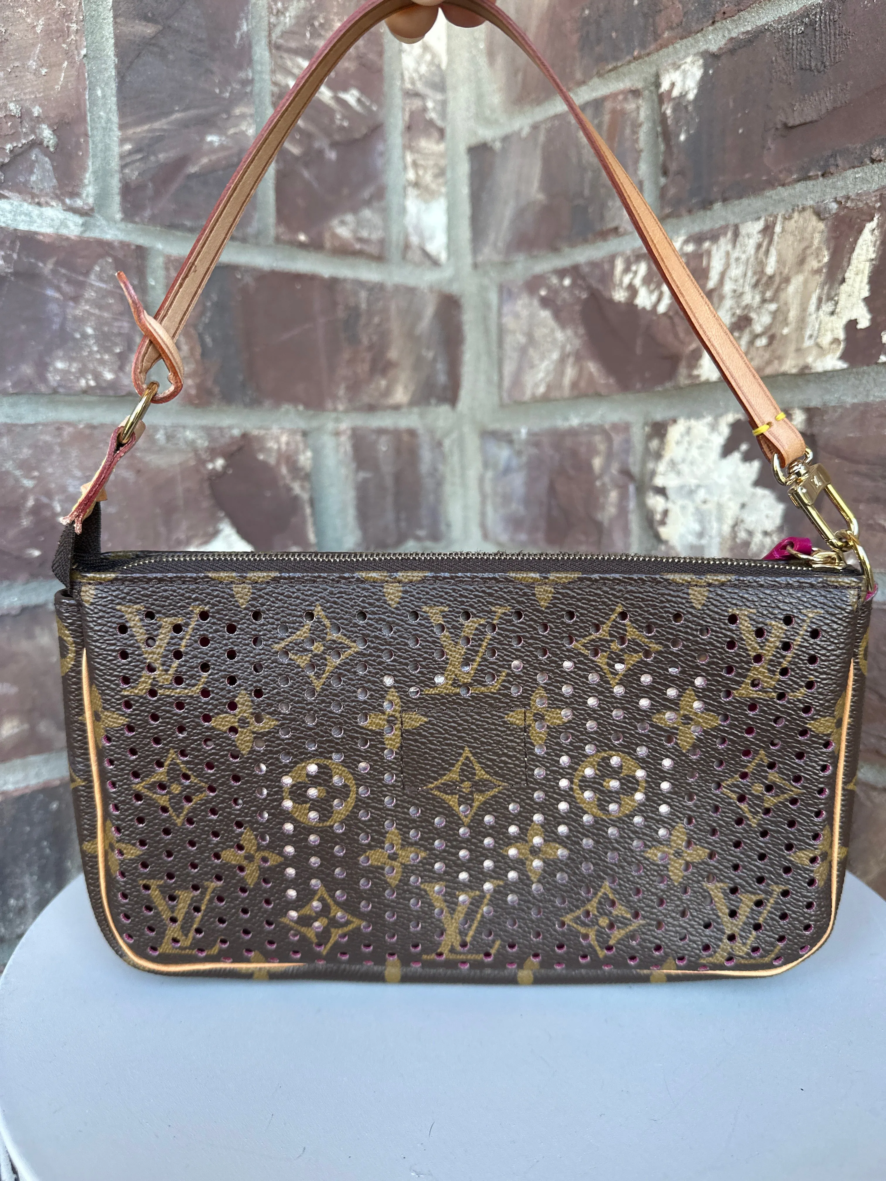 Louis Vuitton Pochette Accessoires Perforated Monogram Canvas 13243