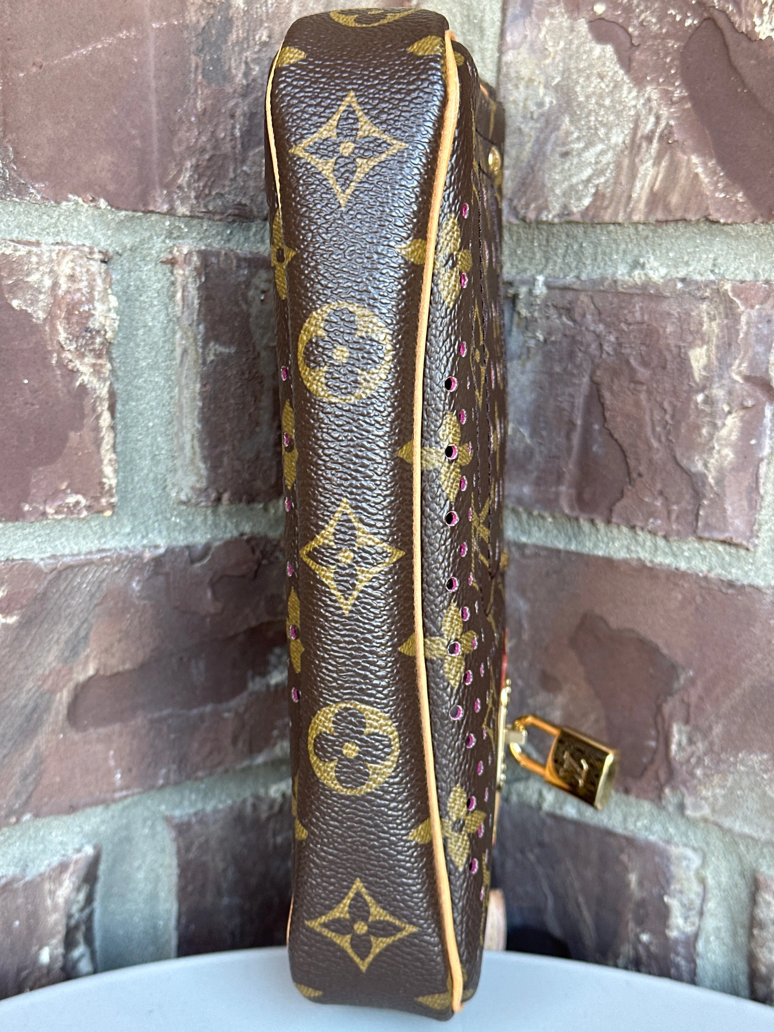 Louis Vuitton Pochette Accessoires Perforated Monogram Canvas 13243