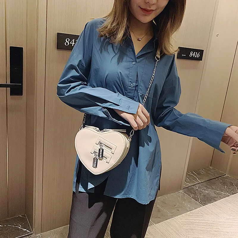 Love Heart Shape Shoulder Bag