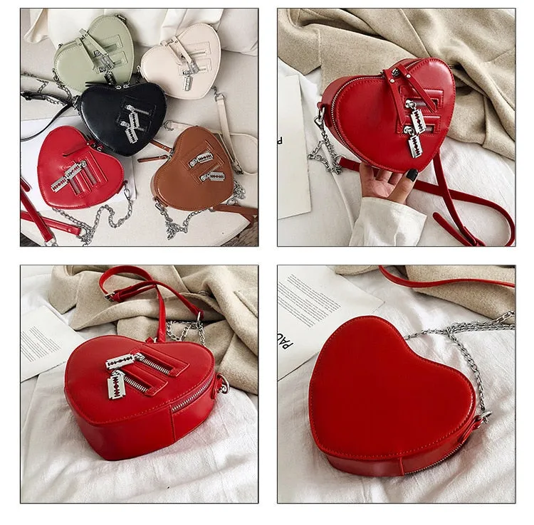 Love Heart Shape Shoulder Bag