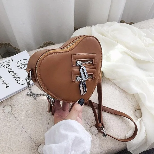 Love Heart Shape Shoulder Bag