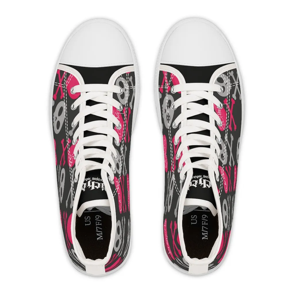 Love /skulls High Top Sneakers