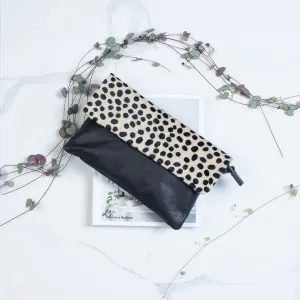 Lucie Leather Clutch/Bag - Pony