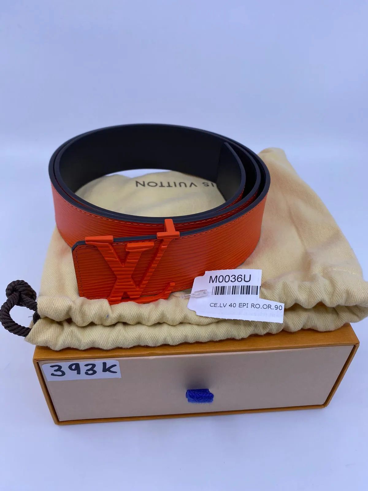 LV Initiales 40 MM Epi Belt