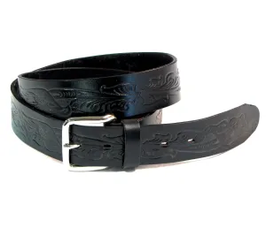 M103B  1 1/2" Belt- Floral Design