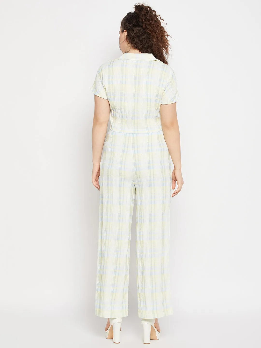 Madame Striped Aqua Co-Ord Set