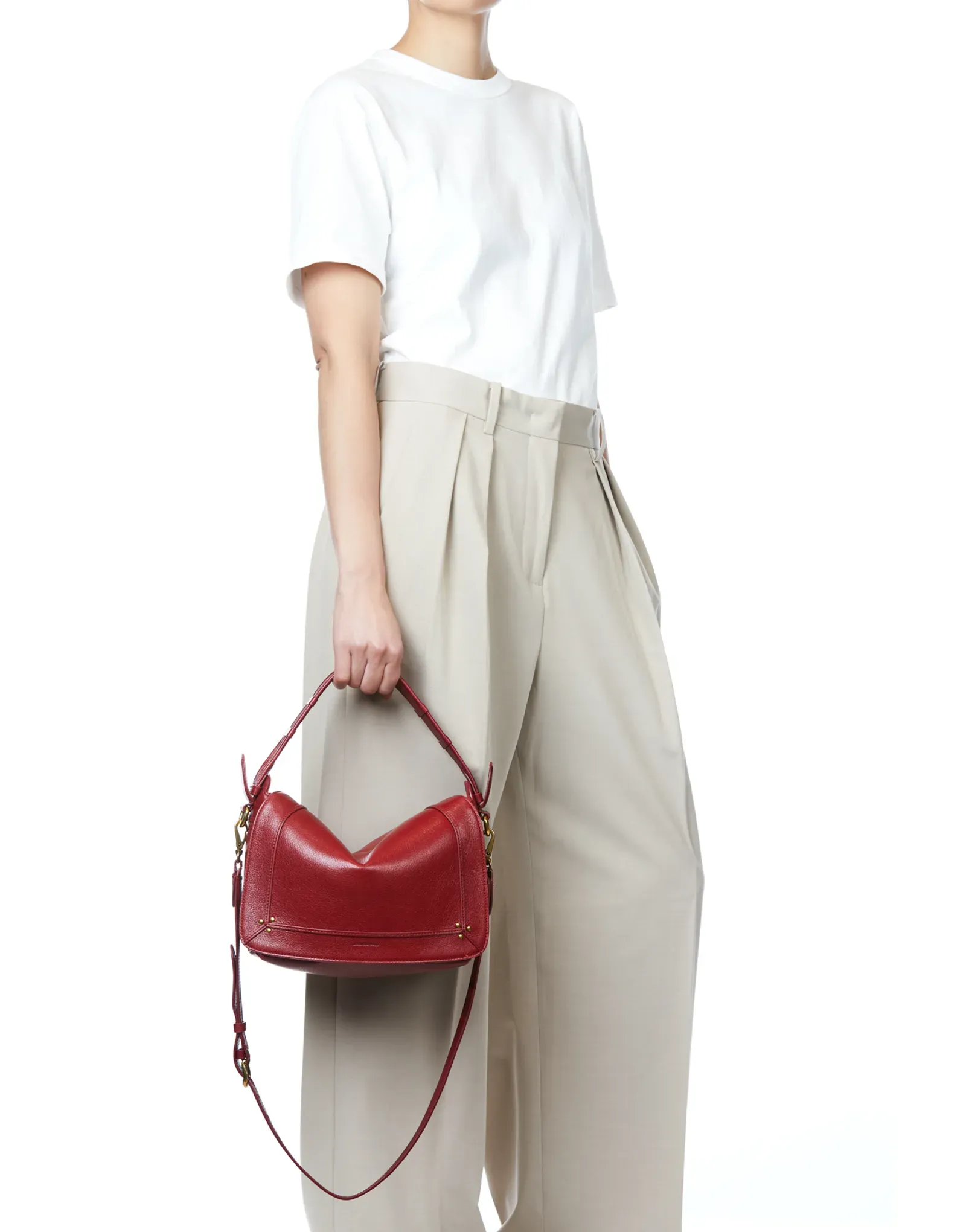Medium Pepito Bag in Ruby