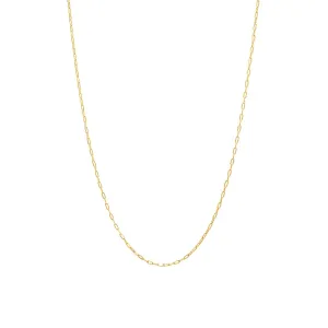 Men's Baby Paperclip Link Necklace