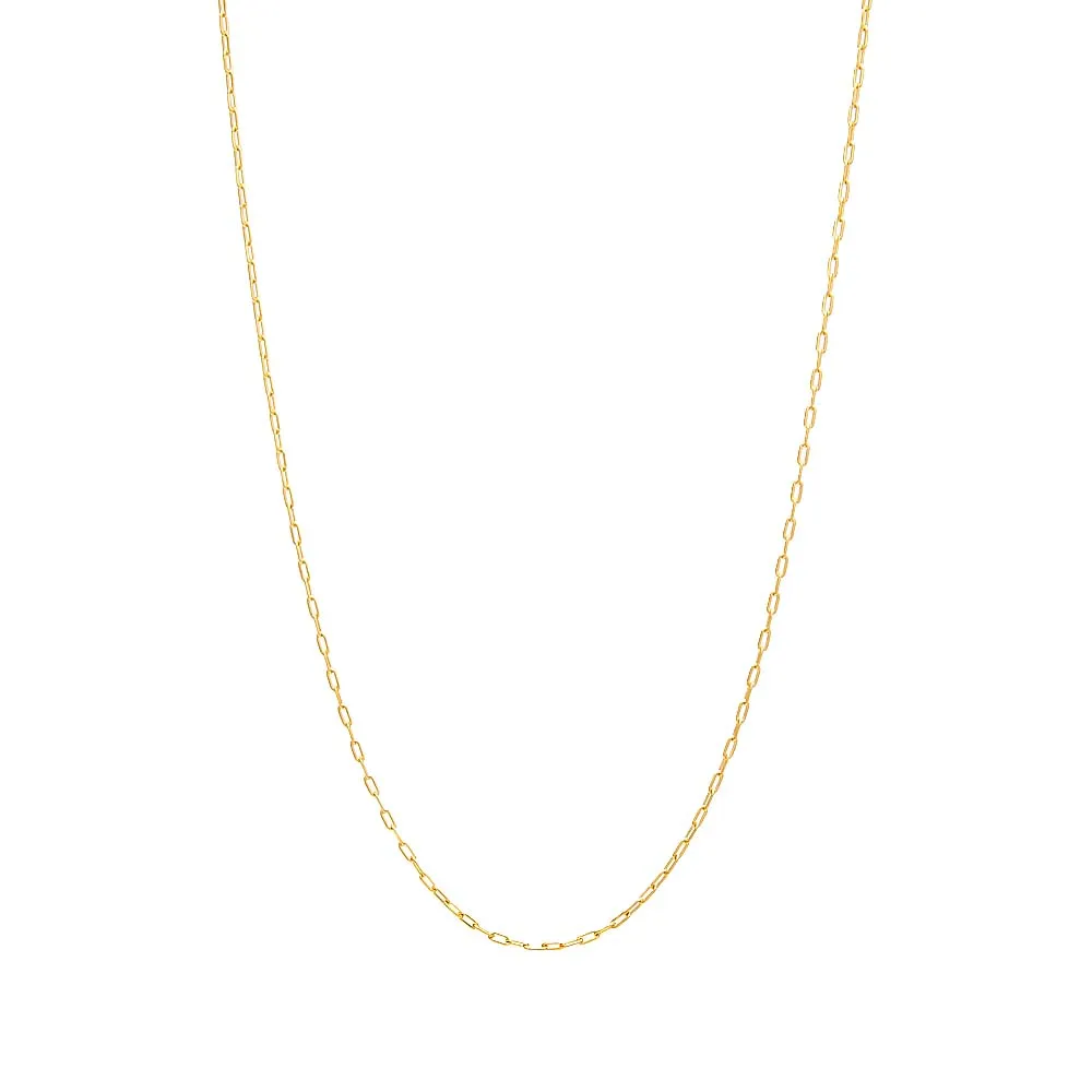 Men's Baby Paperclip Link Necklace