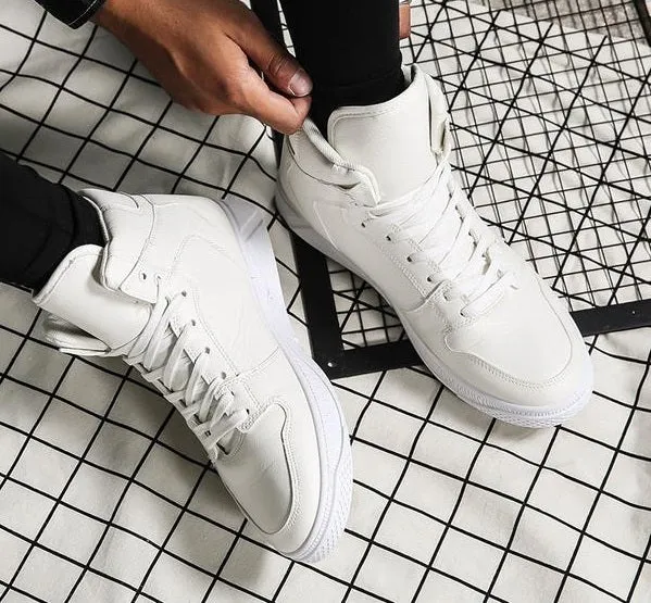 Men's Clean High Top Sneakers