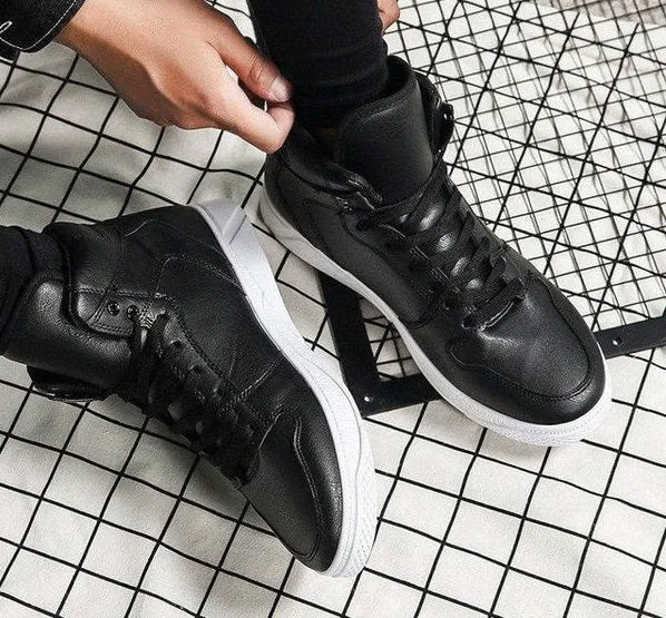Men's Clean High Top Sneakers