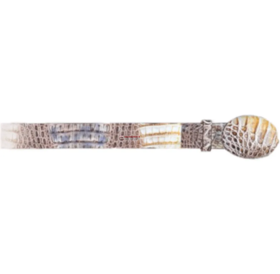 Men’s Los Altos Caiman Hornback Cowboy Belt Adjustable