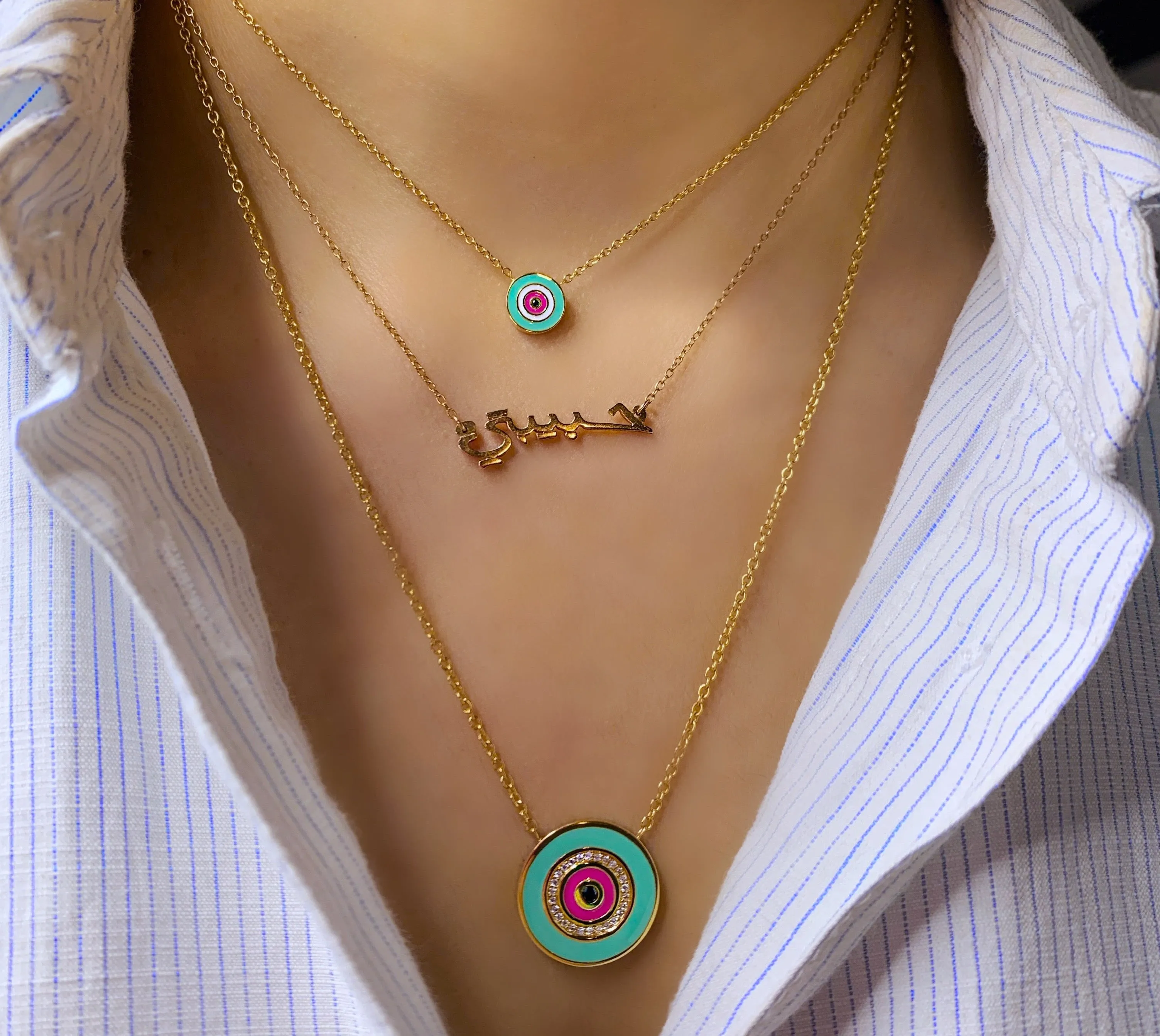 Mini Lilor Eye Necklace