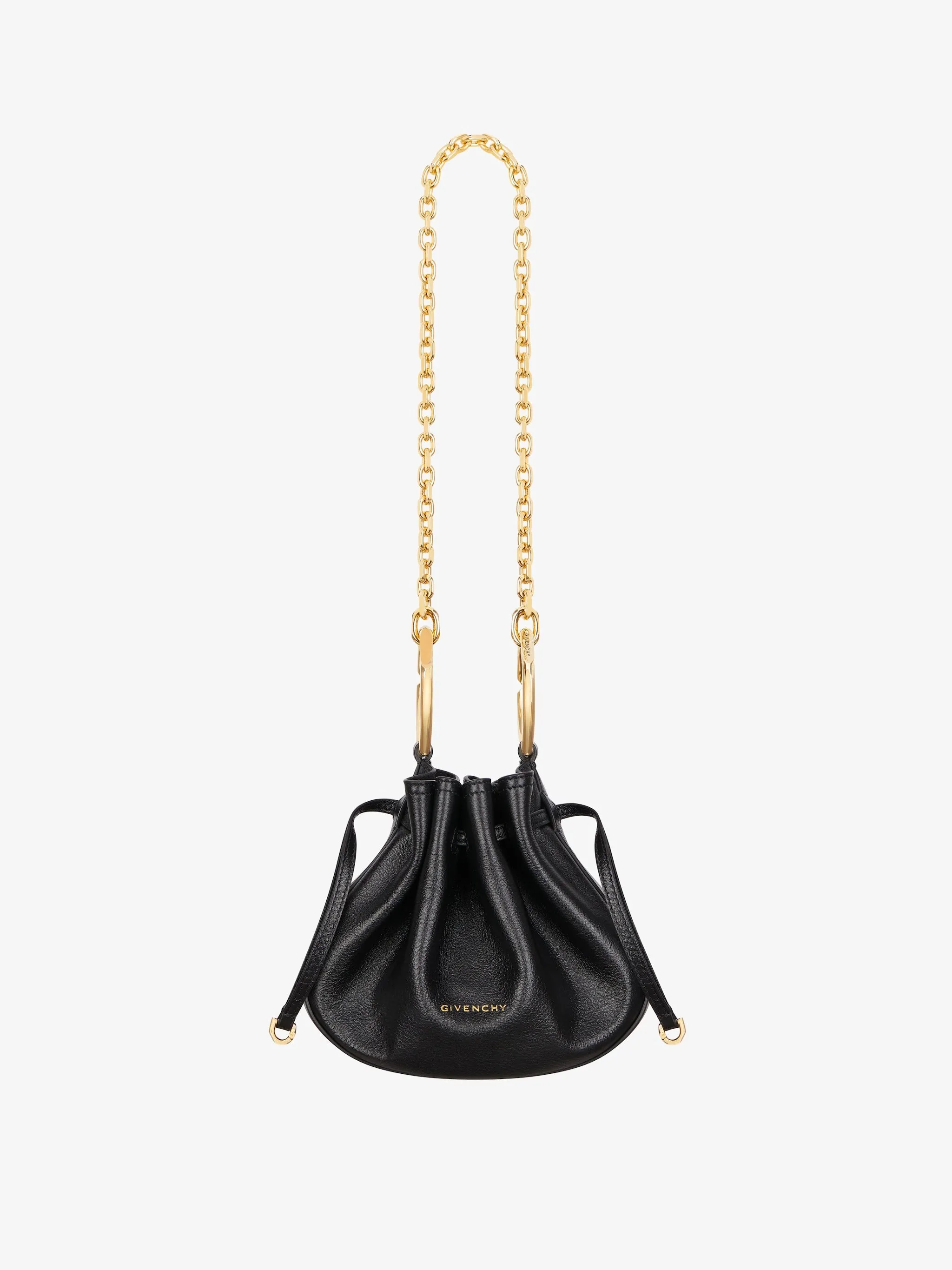 Mini Pumpkin Bag In Leather