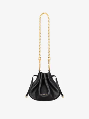 Mini Pumpkin Bag In Leather