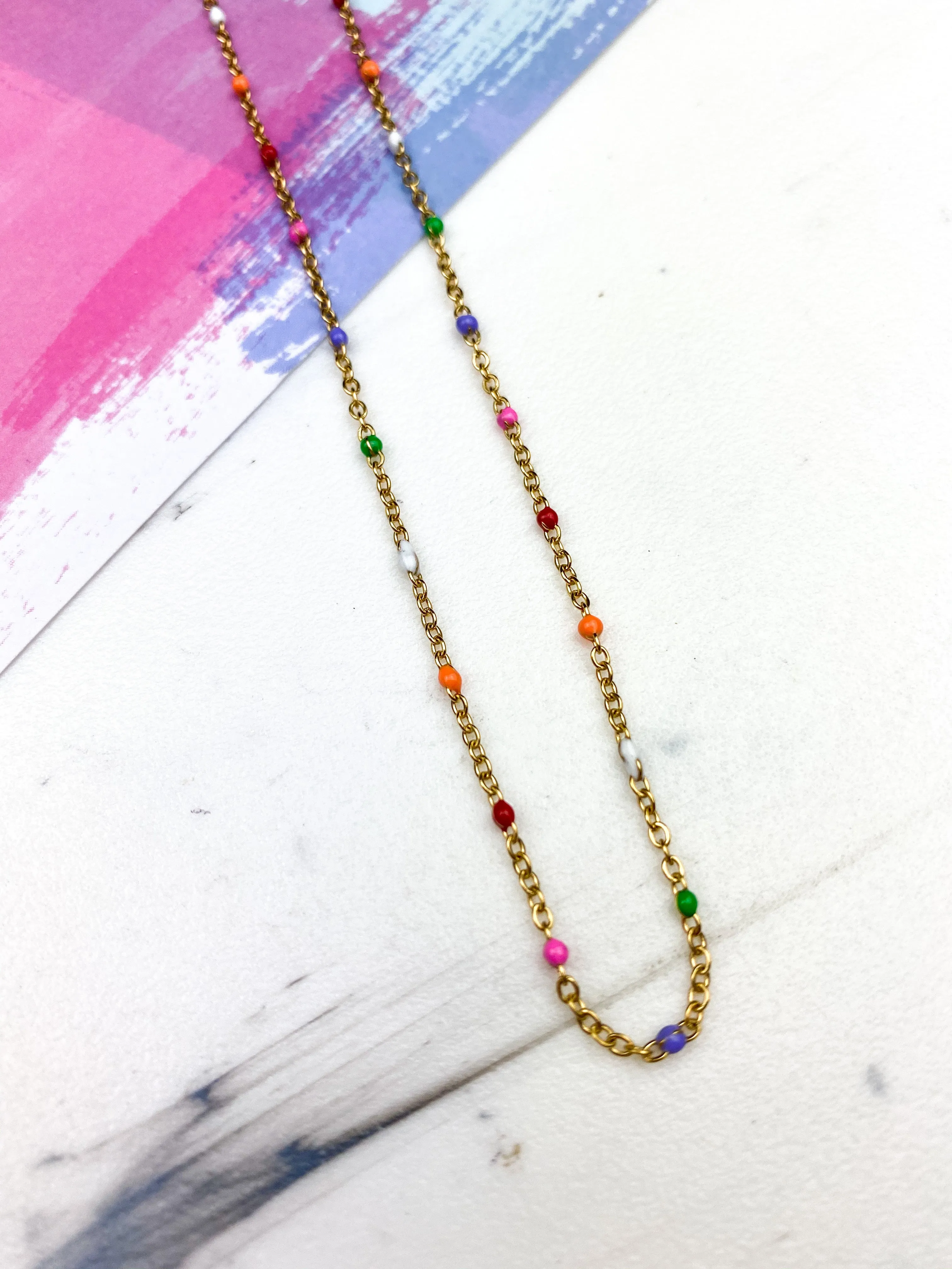 Minimalist Colorful Choker