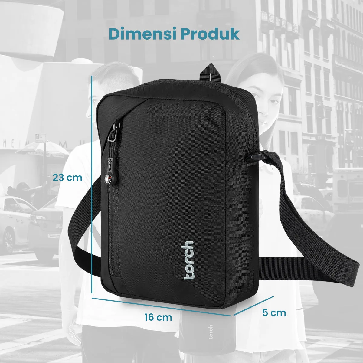 Mino Tas Selempang Daily Torch 2L