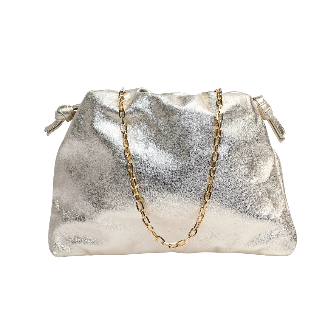 Monica Clutch in Champagne