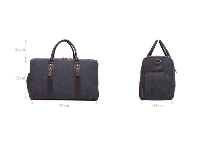 MOS Canvas Travel Weekender Duffel Bag by Wolph